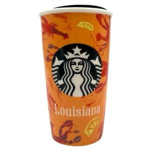 NEW Starbucks Louisiana Crawfish Boil 12 oz double-wall ceramic travel tumble